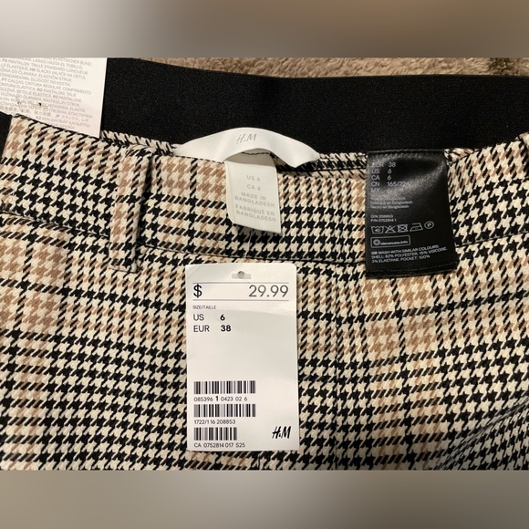 H&M ankle cropped pants. NWT Size Small - Picture 5 of 5